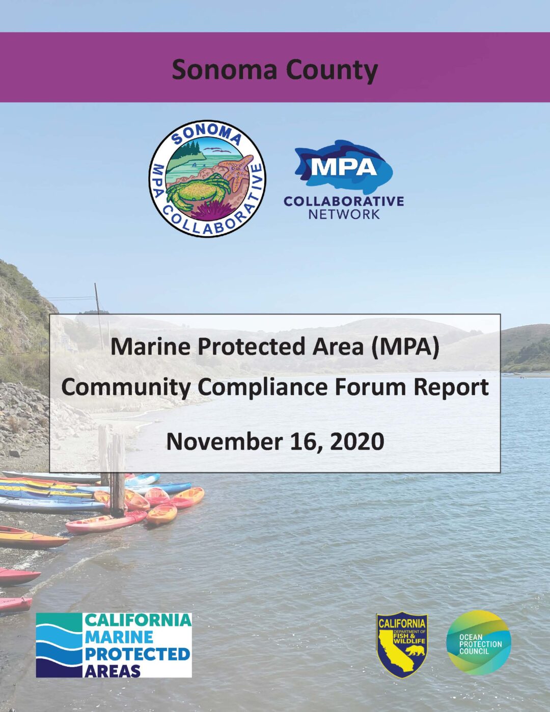 Sonoma MPA Compliance Forum Report