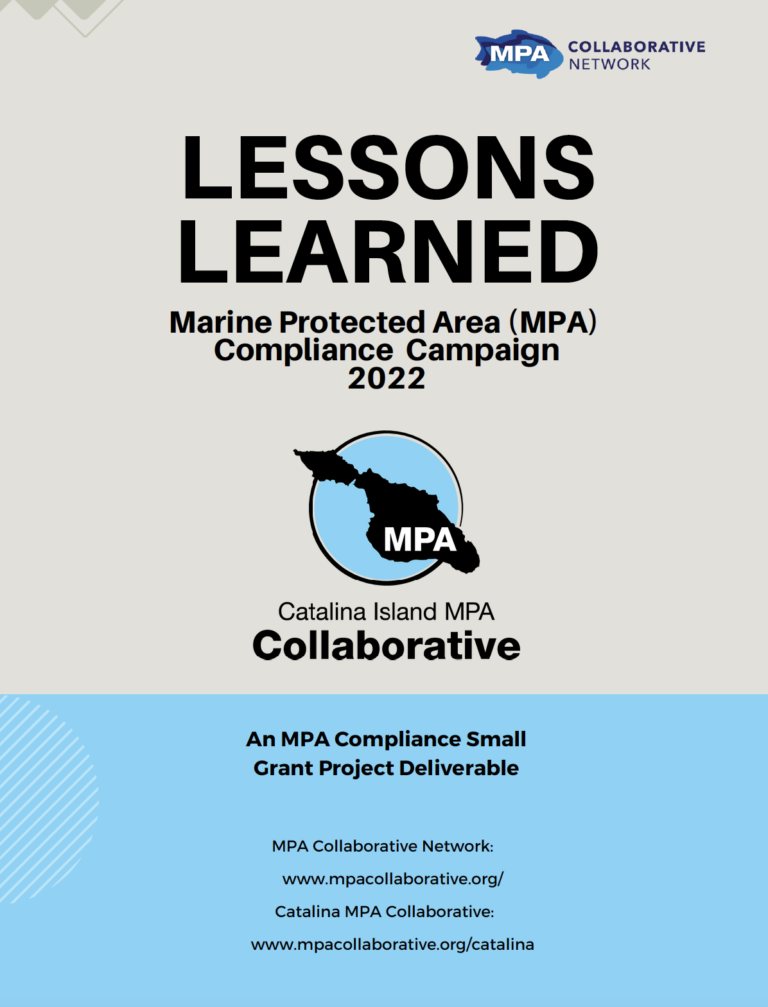 Lessons Learned: MPA Compliance Campaign for Catalina Island 2022