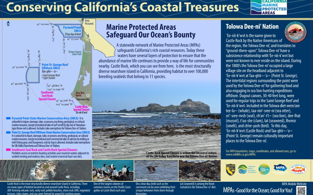 Castle Rock Special Closure – MPA Interpretive Sign