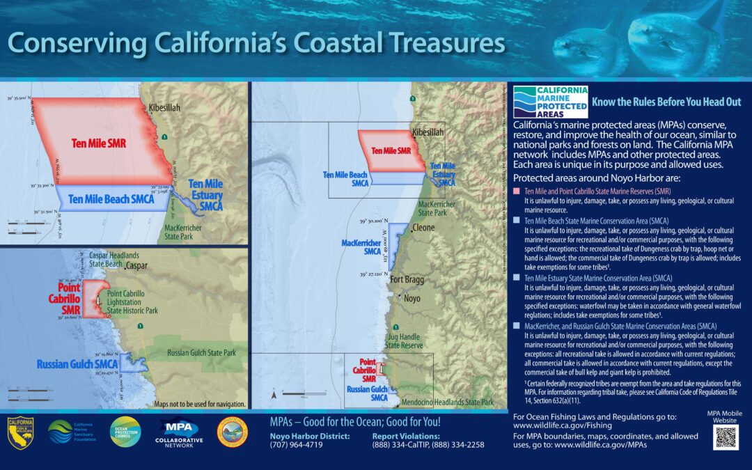 Noyo Harbor South MPA Sign