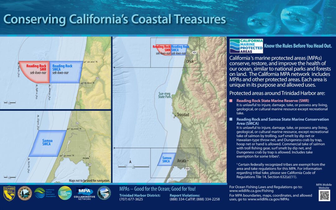 Trinidad Harbor MPA Sign