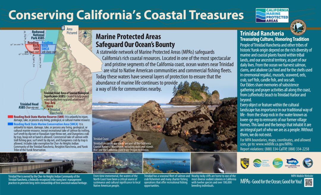 Trinidad Rancheria MPA Interpretive Sign