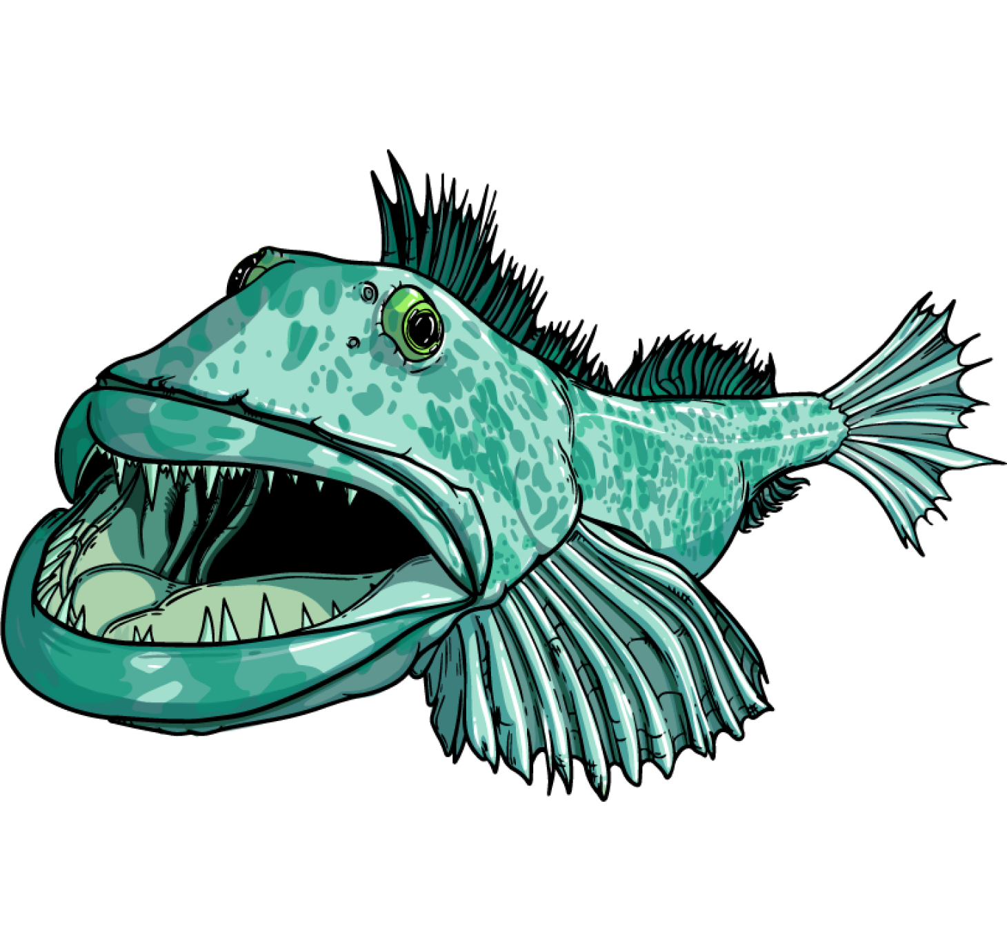 CritterSeries_Lingcod_Sticker
