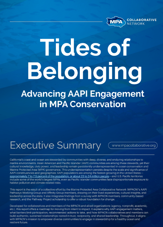 Tides of Belonging: Advancing AAPI Engagement in MPA Conservation